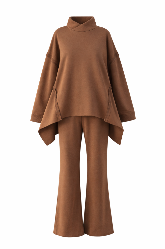 Trening dama maro – Set casual premium cu bluza oversized [4]