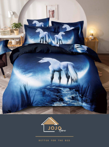 3D Lenjerii de pat Bumbac Finet 6 piese - lenjerie-pat-jojo-home-3d-unicorn-mistic-bumbac-finet-elastic.jpg