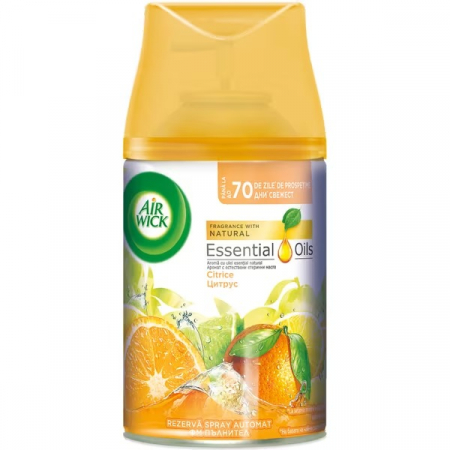 REZERVE ODORIZANTE CAMERA - AIRWICK ODORIZANT REZERVA 250ML SPARKLING CITRUS
