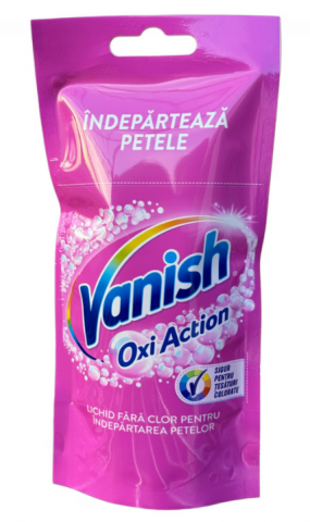 Spalare si Intretinere rufe - Vanish Oxi Action Lichid – Îndepărtare Pete – 100ml – Fără Clor, Sigur pentru Țesături