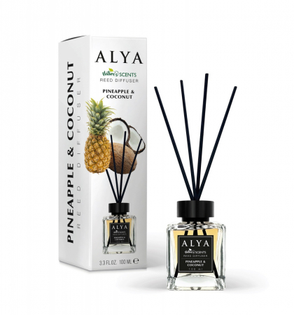 Odorizante de camera Alya 100ml - ALYA ODORIZANT CAMERA DIFFUSER 100ML COCOS ANANAS