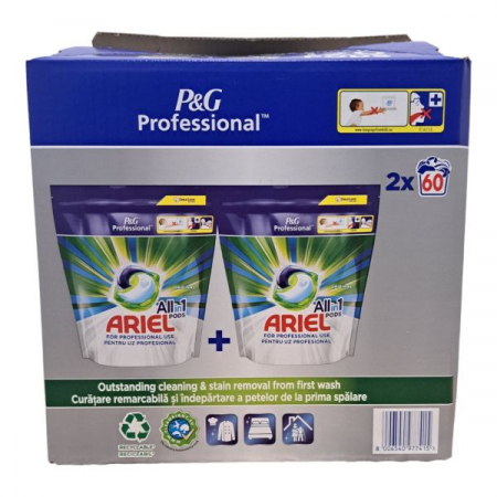 Spalare si Intretinere rufe - Detergent capsule Ariel All in One PODS Mountain Spring 120 spalari