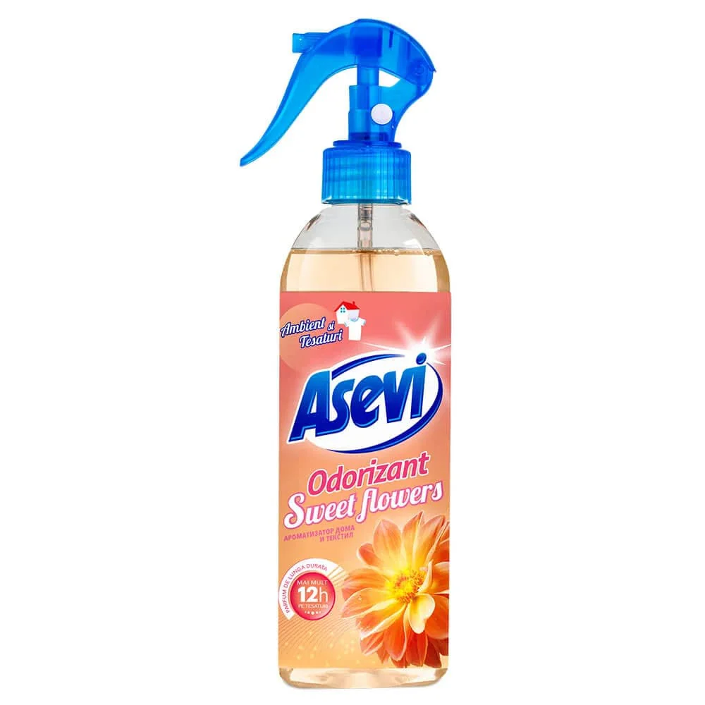 ASEVI SPRAY CAMERA - ASEVI ODORIZANT CAMERA SPRAY 400ML SWEET FLOWERS