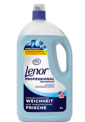 Spalare si Intretinere rufe - Balsam de rufe LENOR Professional Spring, 4l, 200 spalari