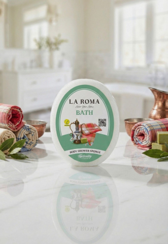 Odorizante de camera si lumanari parfumate - Burete cu sapun vegan, 130g, Bath, La Roma