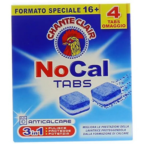 Produse anticalcar - Tablete anticalcar 3 in 1 Chante Claire No Cal 20 tablete