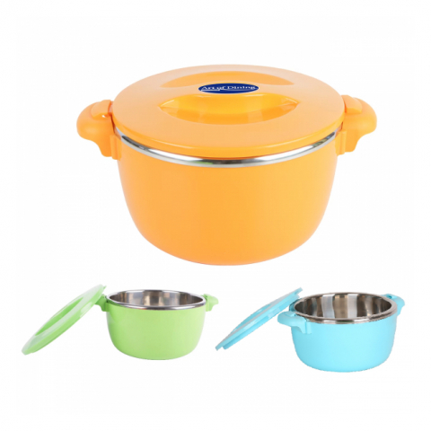 Cutii Alimente - Caserola Termica Cratita Termos Inox cu Capac Nova 8l
