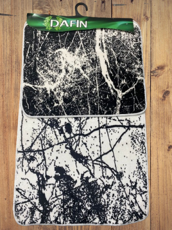 Covorase de baie, antiderapante,Dafin, 80/50 cm, 40/50cm (set 2 bucati)