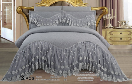 Cuvertura lux 3 piese bumbac pat dublu
