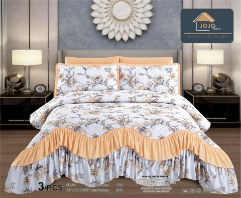Lenjerii de pat - Cuvertura lux 3 piese bumbac pat dublu