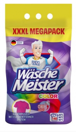 Promotii detergenti pudra - Detergent rufe, Wasche Meister, Color, 10.5kg