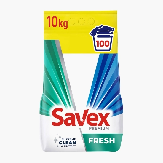 Ariel - Detergent automat, Savex 2 in 1 Fresh, 10 kg, protejeaza intensitatea culorilor, indeparteaza petele