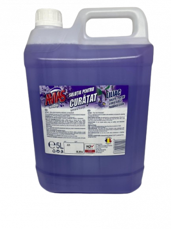 Solutii curatare suprafete - Detergent Multisuprafete AVIAS, 5L, Pentru Gresie Si Faianta, Parfum Liliac