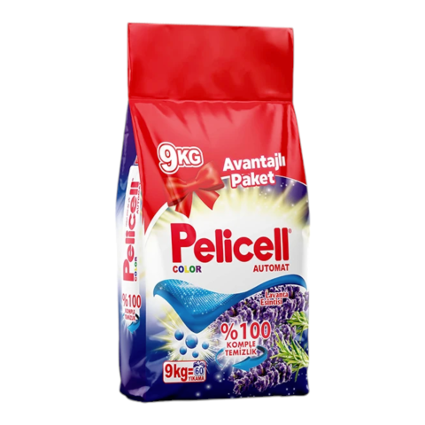 ARIEL 10kg promo - Detergent rufe Pelicell Color 9 kg cu parfum lavanda