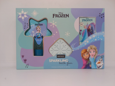 Alte produse bebe - FROZEN CASETA CADOU SG100 + BATH FIZZER50GR + SARE BAIE55GR