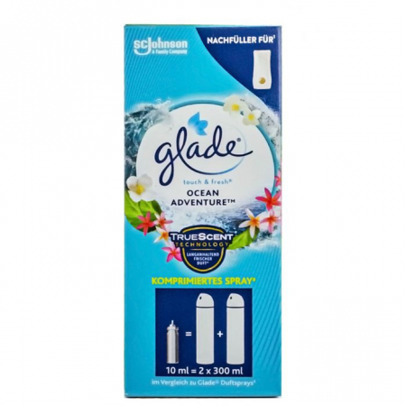 REZERVE ODORIZANTE CAMERA - GLADE MICROSPRAY ODORIZANT CAMERA REZERVA 10ML OCEAN ADVENTURE