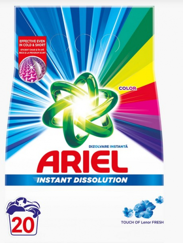 Detergent pudra - ARIEL DETERGENT RUFE AUTOMAT 1.5KG TOUCH OF LENOR FRESH 20SPALARI