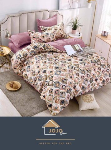 Lenjerii Jojo Home Finet fara elastic - lenjerie-jojo-home-geometric-roz-auriu.jpg
