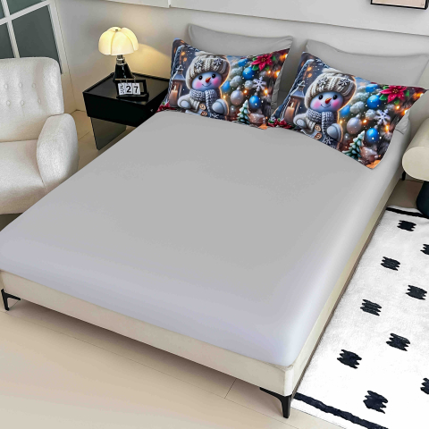 Lenjerie pat Finet gros JOJO HOME Craciun – model festiv [1]