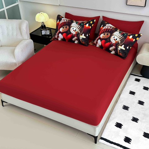 Lenjerie pat Finet gros JOJO HOME Craciun – model festiv [1]