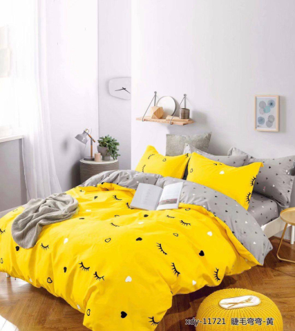 Lenjerii de pat - Lenjerie de pat bumbac finet de 1 persoană - Confort și eleganță pentru somnul perfect