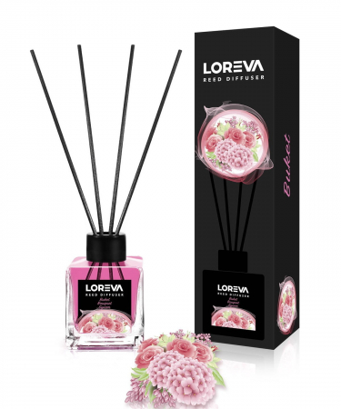 Odorizante de camera Loreva 100ml - LOREVA ODORIZANT CAMERA DIFFUSER 100ML BOUQUET