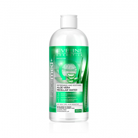 Lotiuni si creme de corp - Lotiunea Micelară Eveline 400ml cu Aloe Vera