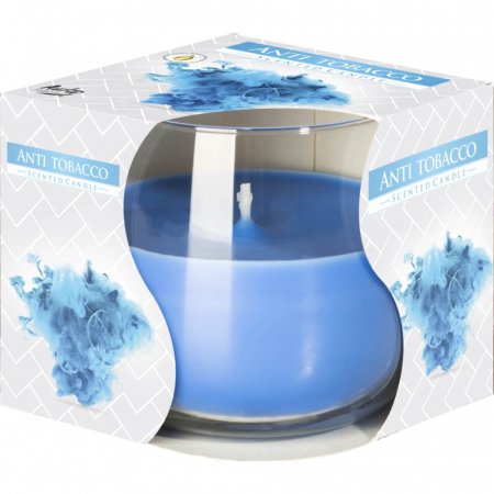 Lumanari parfumate - Lumanare Parfumata in Pahar de Sticla Aura Anti Tobacco, Parfum Fresh