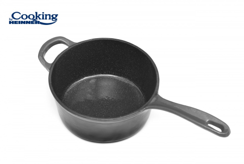 Cratita cu capac Marble, Cooking by Heinner, 19x9 cm, 1.8L, fonta emailata [4]