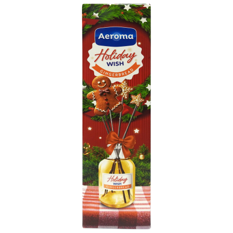 Odorizant de camera - Odorizant camera Aeroma Gingerbread 125ml cu betisoare