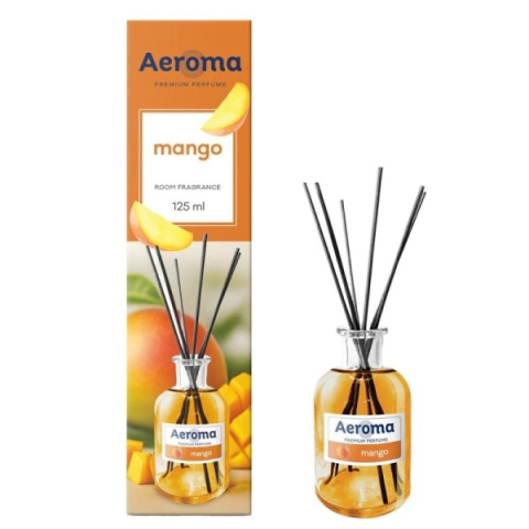 Odorizant de camera - Odorizant camera Aeroma Mango 125ml cu betisoare