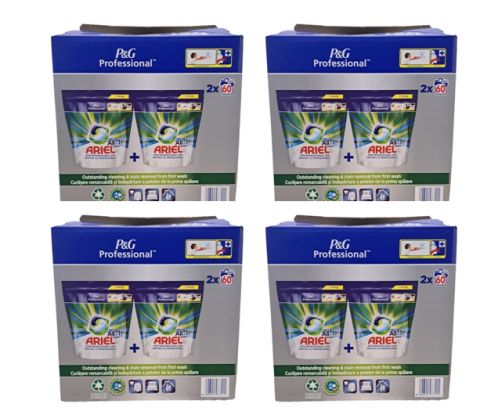 PACHETE PROMOTIONALE - Pachet 4x Ariel Allin1 Universal 2x60 buc la 559 lei