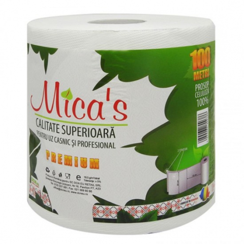 Prosoape si servetele de hartie - MICAS PROSOP BUCATARIE 2STR 100M PREMIUM