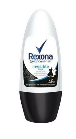 Deodorante si antiperspirante - Rexona Antiperspirant Roll On 50ml Invisible Aqua