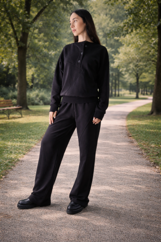 set-dama-negru-casual-elegant-bluza-pantaloni-zayas [2]