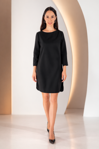 Imbracaminte dama - Rochie eleganta dama neagra minimalista