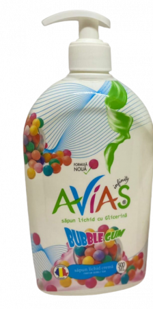 Sapunuri - Sapun lichid Bubble Gum (Guma de mestecat) Avias 0.5L