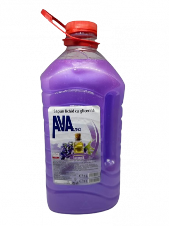Sapunuri - Sapun lichid cu Glicerina si Lavanda 3L Ava