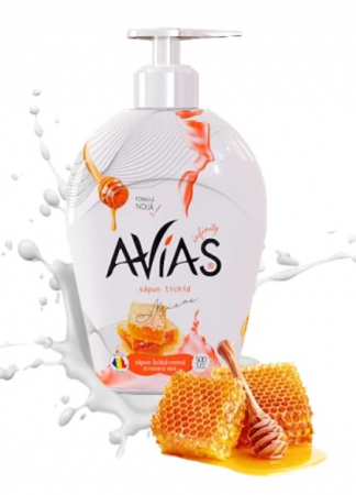 Sapunuri - Sapun lichid miere de albine Avias 0.5L
