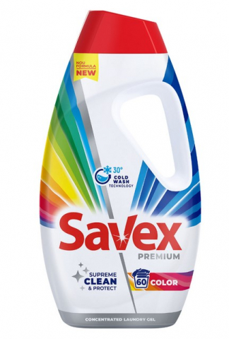 Detergent Lichid - SAVEX DETERGENT LICHID 2.7L COLOR 60SPALARI