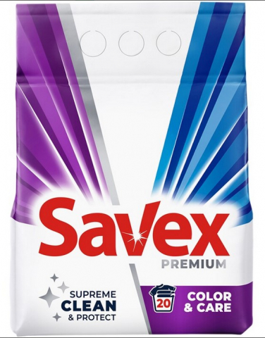 Produse de curatenie Promotii - SAVEX DETERGENT RUFE AUTOMAT 2KG COLOR BRIGHTNESS