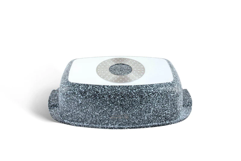 Cratita pentru cuptor 32 cm, capac sticla, 5.5L Edenberg EB-8007 [3]