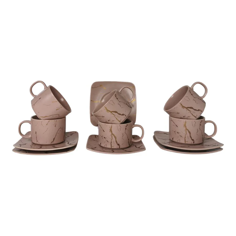 Set Cani - Set 6 cesti 6 farfurii 150 ml  Malooki Luxury Collection