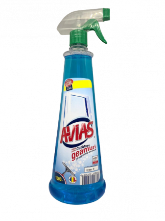 Solutii pentru Sticla si Oglinzi - Solutie curatare geamuri cu pulverizator  Avias 1L