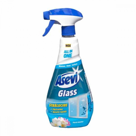 Solutii pentru Sticla si Oglinzi - ASEVI SOLUTIE GEAM 750ML