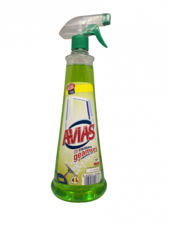 Solutii pentru Sticla si Oglinzi - Solutie curatare geamuri cu pulverizator (verde) Avias 1L