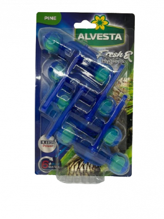 AVIAS Produse de curatenie - Odorizant toaleta Alvesta Power Lavender, 4 x 48 g