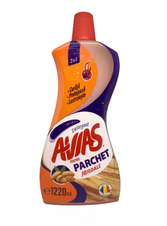 Solutii pentru Mobilier si Parchet - Solutie Parchet AVIAS, 1220 ml, Parfum Migdale