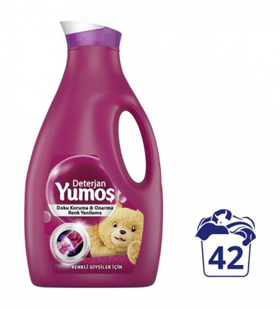 Detergent lichid - YUMOS Detergent Lichid Haine Color 2.52L (42 spalari)
