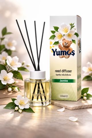 Odorizant de camera Yumos 120ml - Difuzor de camera Yumcos 120 ml cu betisoare parfumate
